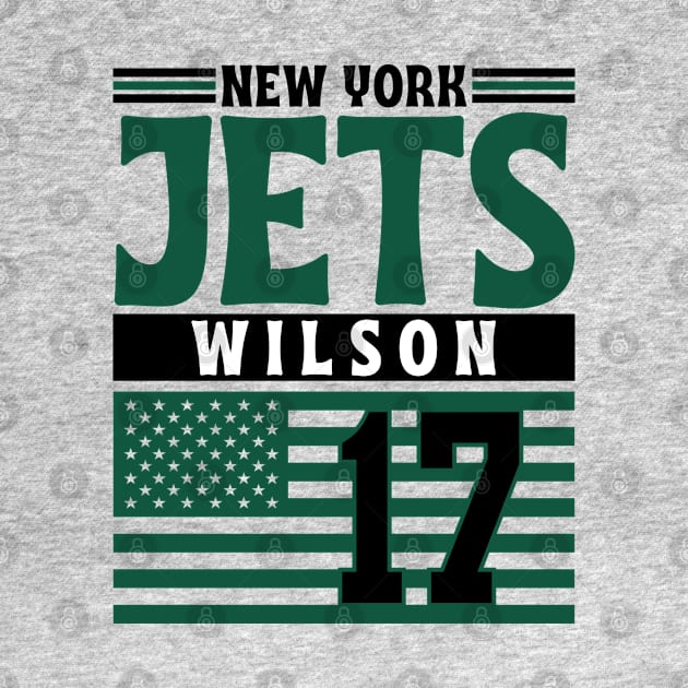 New York Jets Wilson 17 American Flag Football by Astronaut.co